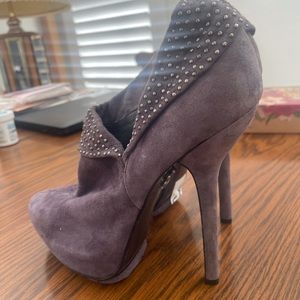 Rock & Republic Brand New Angie Studded Fold Over Suede Platform Bootie Sz 39